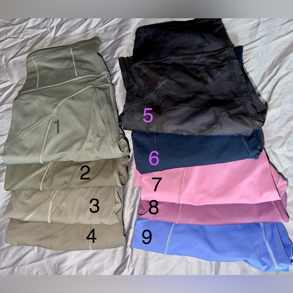 Lululemon Fast & Free High Rise 28” Length Long Tights Legging 8 You Pick Color